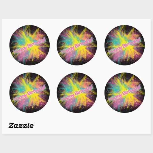 Happy Birthday Sticker (Vel)