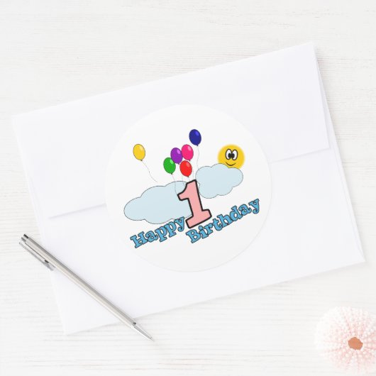 Happy Birthday Sticker (Envelop)