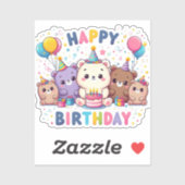 Happy Birthday Sticker (Vel)