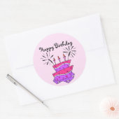 Happy Birthday Sticker (Envelop)