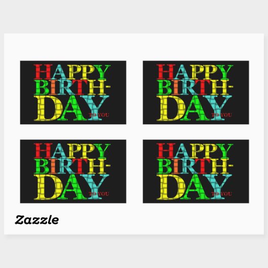 Happy Birthday Sticker (Vel)