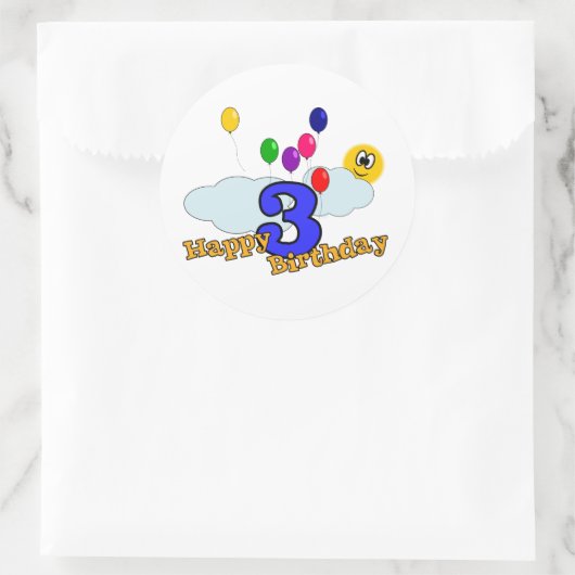Happy Birthday Sticker (Tas)