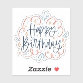 Happy Birthday sticker