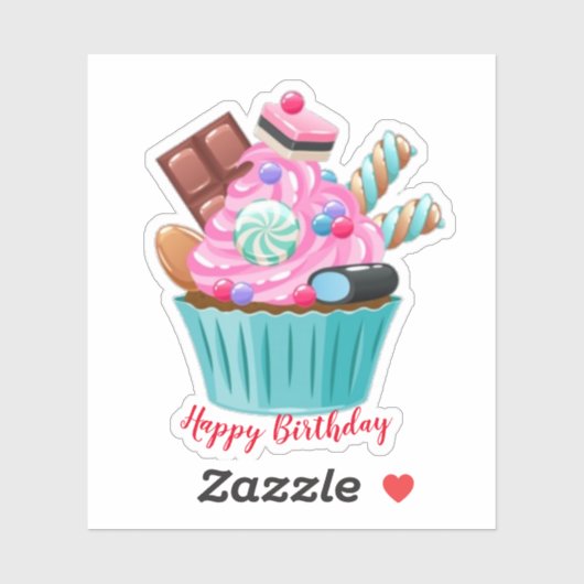 Happy Birthday Sticker (Vel)