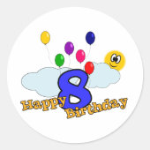 Happy Birthday Sticker (Voorkant)