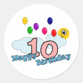 Happy Birthday Sticker (Voorkant)