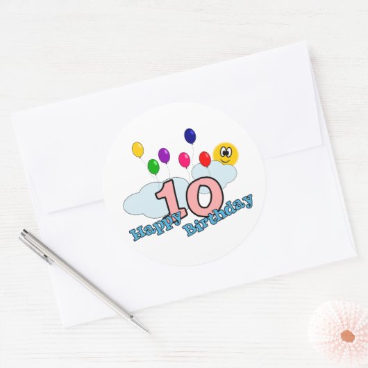 Happy Birthday Sticker (Envelop)