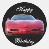 Happy Birthday sticker (Voorkant)