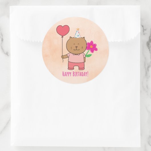 Happy Birthday Sticker (Tas)