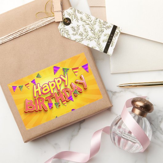 Happy Birthday Sticker