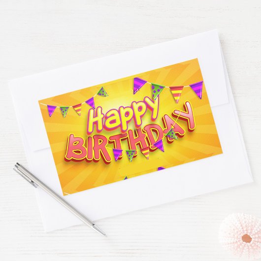 Happy Birthday Sticker