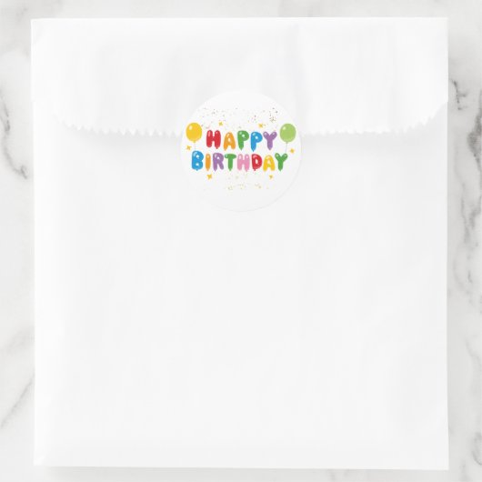 Happy Birthday Sticker (Tas)