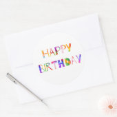 Happy Birthday Sticker (Envelop)