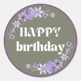 Happy Birthday Sticker