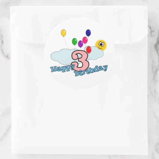 Happy Birthday Sticker (Tas)