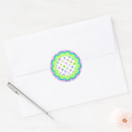 Happy Birthday Sticker [drie van vier]