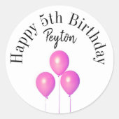 Happy birthday stickers (Voorkant)