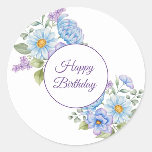 Happy Birthday Stickers (Voorkant)