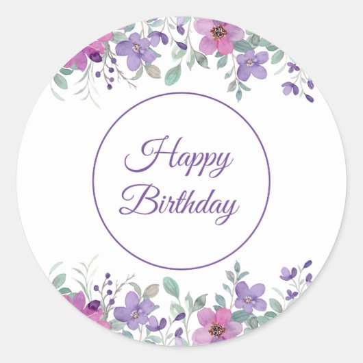 Happy Birthday Stickers (Voorkant)