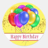 Happy Birthday Stickers (Voorkant)