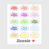 Happy Birthday Stickers (Vel)