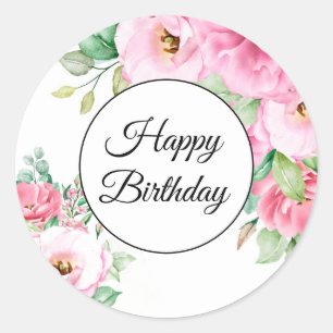 Happy Birthday Stickers