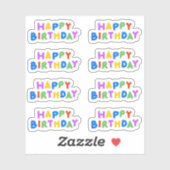 Happy Birthday Stickers (Vel)