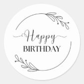 Happy Birthday Stickers (Voorkant)