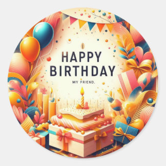 Happy Birthday stickers