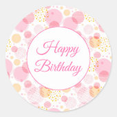 Happy Birthday Stickers (Voorkant)