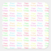 Happy Birthday Stickers (Voorkant)