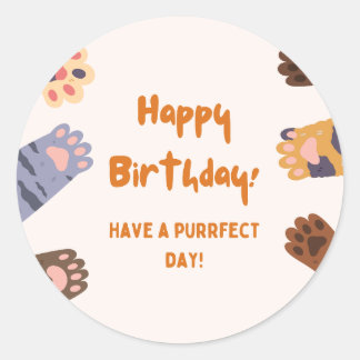 Happy Birthday stickers – Colorful Fun Birthday