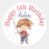 Happy birthday stickers gepersonaliseerd (Voorkant)