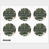 Happy Birthday Stickers - Militaire Camouflage (Vel)