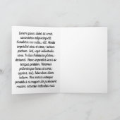 Happy Birthday Stiletto Rozen Toegewijd & Ext Pic Kaart (Binnen)