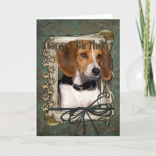 Happy Birthday - Stone Paws - Beagle Kaart
