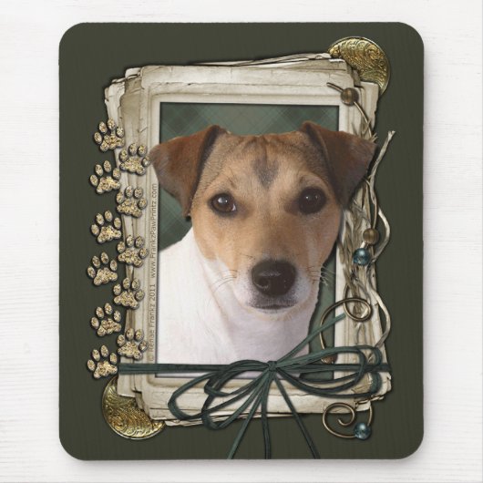 Happy Birthday - Stone Paws - Jack Russell Muismat (Voorkant)
