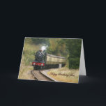 Happy Birthday Stoomlocomotief voor Son Kaart<br><div class="desc">Deze foto van een  trein is een klassieke manier om je zoon een gelukkige verjaardag te wensen</div>