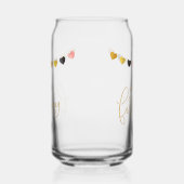 Happy Birthday String van harten Blikvorm Glas (Links)