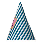 Happy Birthday Stripe Sugar Cookie Feesthoedjes (Rechts)