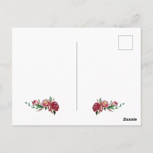 Happy Birthday Stripes Briefkaart (Achterkant)