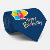 Happy Birthday Stropdas (Opgerold)