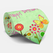 Happy Birthday Stropdas (Opgerold)