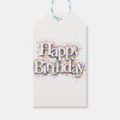 Happy Birthday Style Cadeau Labels Cadeaulabel (Voorkant)