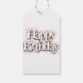Happy Birthday Style Cadeau Labels Cadeaulabel (Achterkant)