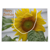 Happy Birthday Sunflower Groot Cadeauzakje (Voorkant)