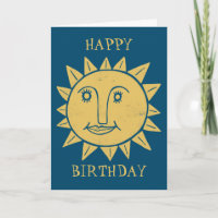 HAPPY BIRTHDAY SUNSHINE Blue