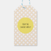 Happy Birthday Sunshine Party Gold Cadeaulabel (Achterkant)