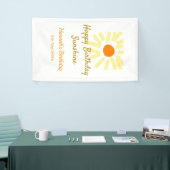 Happy birthday sunshine yellow orange birthday boh spandoek (Beurs)