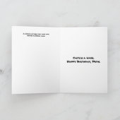 Happy Birthday Surfer bij zonsondergang Kaart (Binnen)